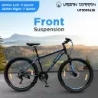 Urban Terrain UT3001A26 Alloy MTB with 21 Shimano Gear and Installation services 26 T Mountain/Hardtail Cycle(21 Gear, Black)